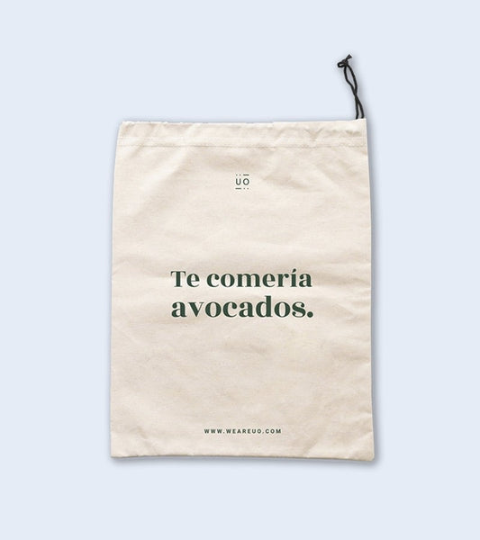 Bolsa de tela TE COMERÍA AVOCADOS - UO*