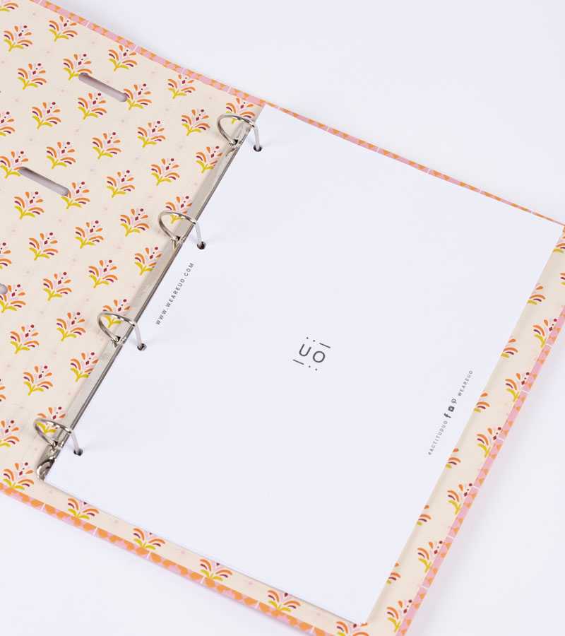 Carpeta Anillas AHORA Naranja - UO*