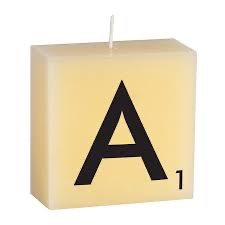 Vela abecedario LETRAS- Cerabella