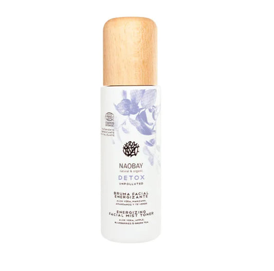 DETOX BRUMA FACIAL ENERGIZANTE| DETOX Energizing Facial Mist Toner- Naobay natural&organic