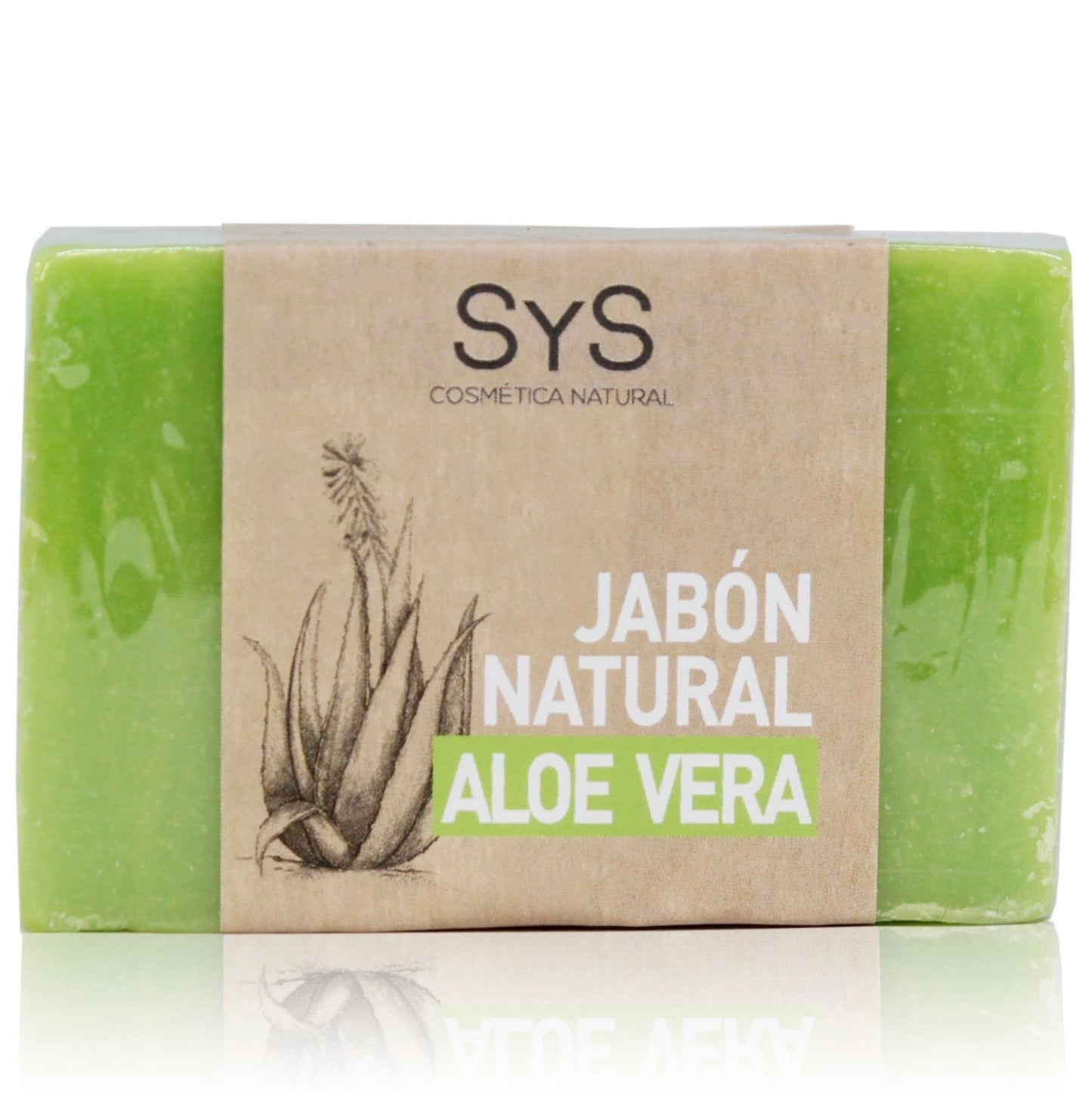 Jabón Natural 100gr ALOE VERA - SYS COSMÉTICA NATURAL