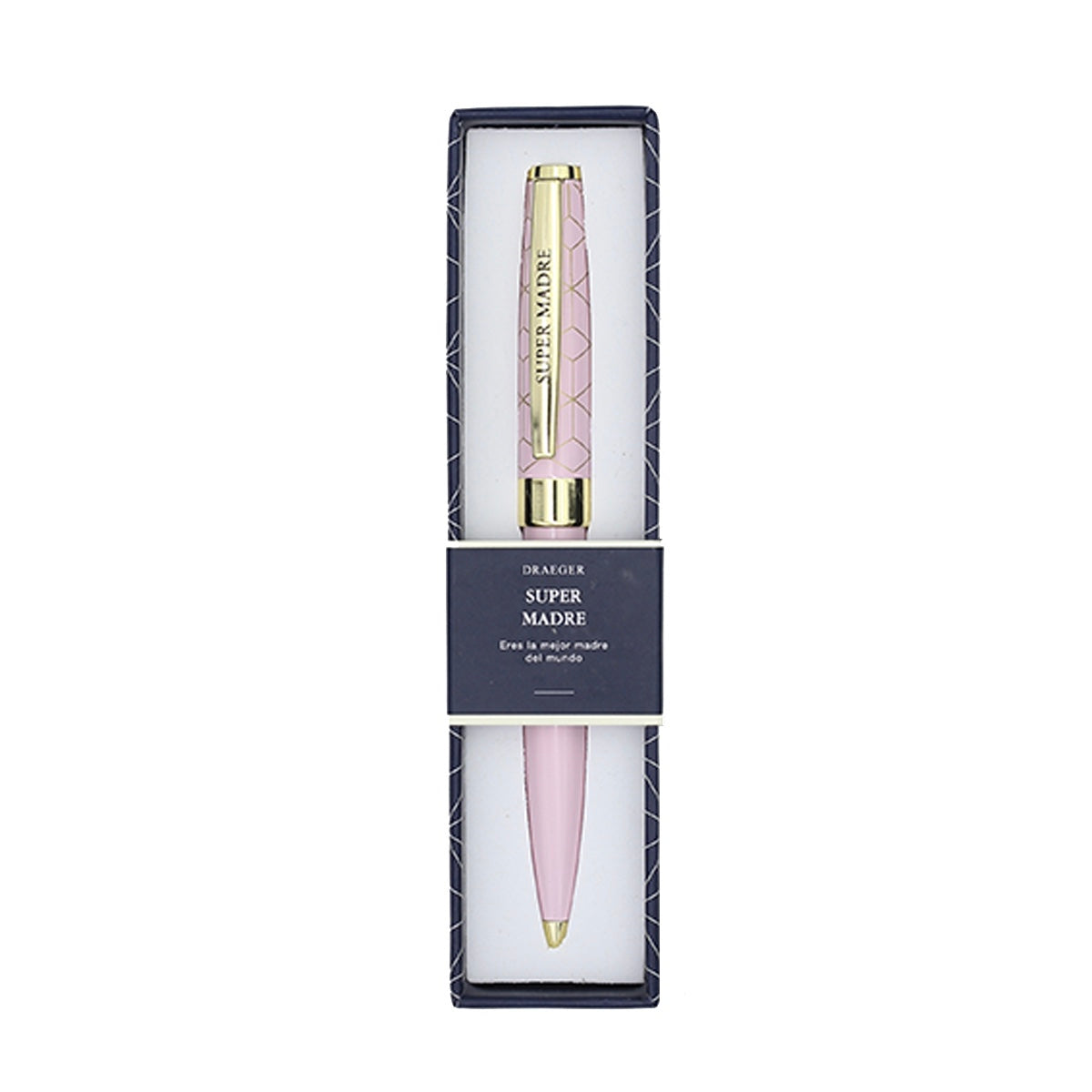 Bolígrafo SÚPER MADRE Rosa y Dorado - DRAEGER