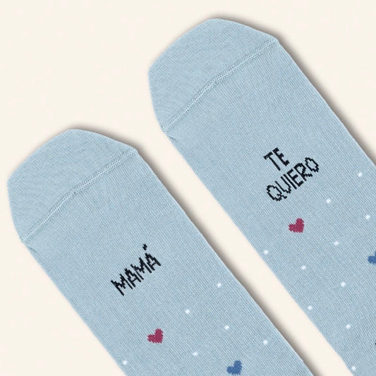 Calcetines MAMÁ, TE QUIERO Corazones - UO*