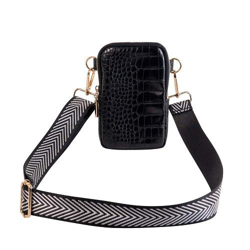 Bolsa para Móvil MAJOIE Kroko Negro - ARTEBENE