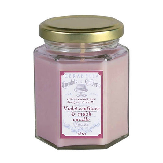 Vela Perfumada VIOLET CONFITURE & MUSK 100gr - CERABELLA