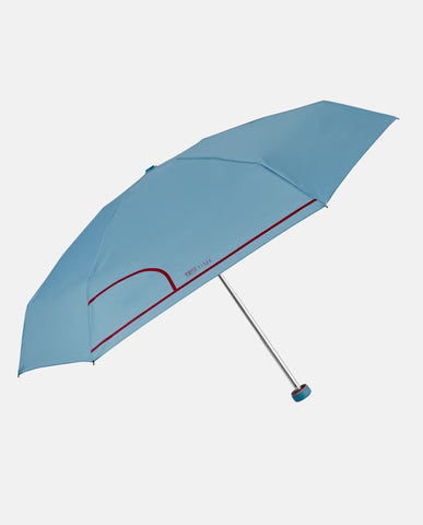 Paraguas Plegable Manual AZUL LISO - Perletti