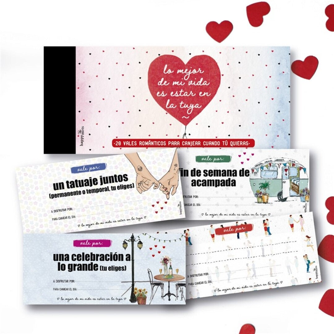 Talonario - LO MEJOR DE MI VIDA ES ESTAR EN LA TUYA