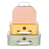 Maleta EARTH TONES SPOTTED Suitcase - Sass & Belle