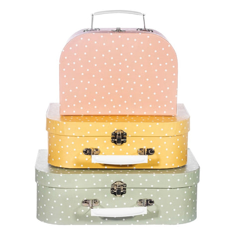 Maleta EARTH TONES SPOTTED Suitcase - Sass & Belle