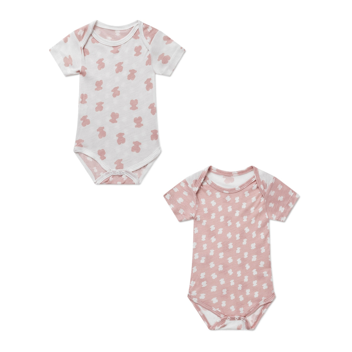Pack 2 Bodys Cruzados BEAR Rosa - Tous Baby