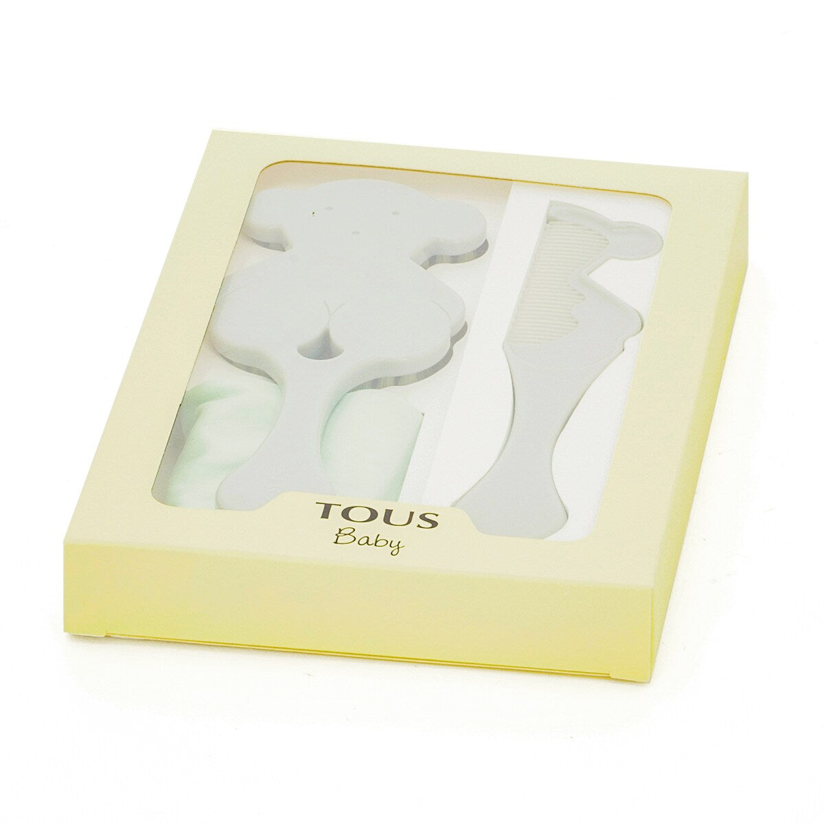 Set de Cepillo y Peine BEAUTY Gris - Tous Baby