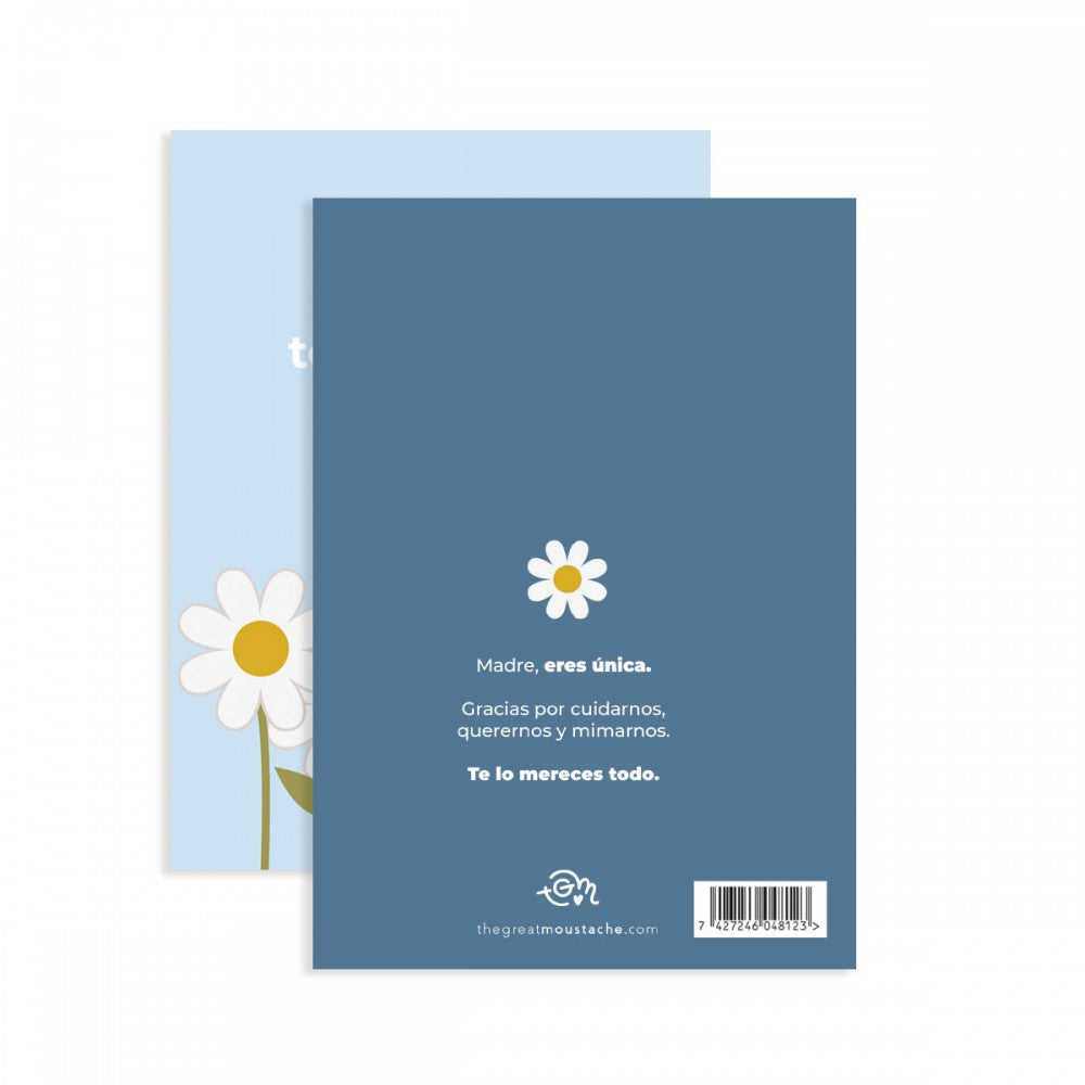 Tarjeta MADRE TE LO MERECES TODO - The Great Moustache