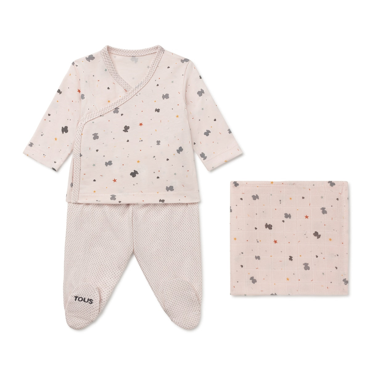Conjunto de Bebé 3 Piezas LOVE Rosa - Tous Baby