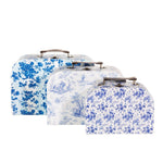 Maleta CELESTE BLUE AND WHITE FLORAL Suitcase - Sass & Belle