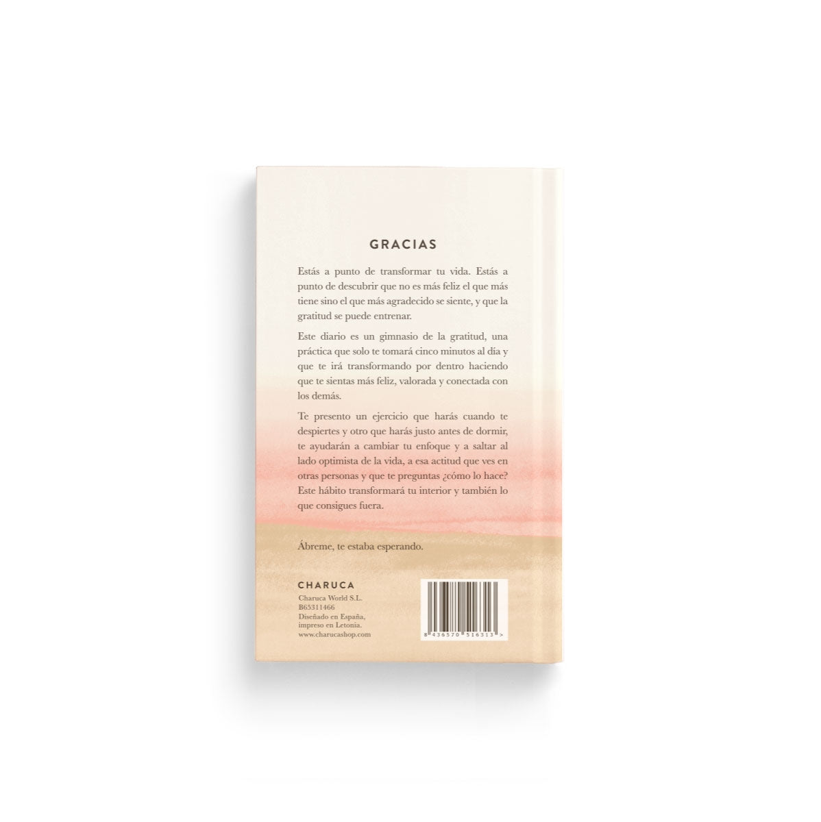 Diario de Gratitud GRACIAS - CHARUCA