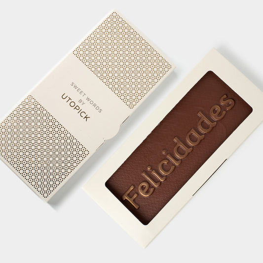 Tableta de chocolate FELICIDADES - UTOPICK