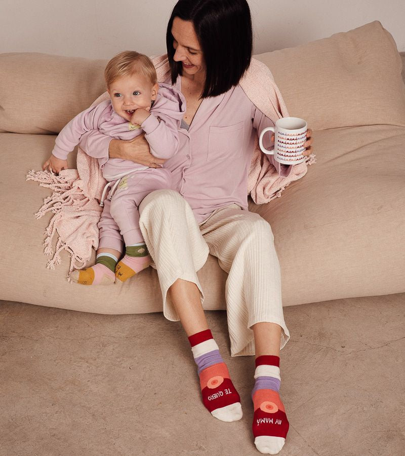 Calcetines AY MAMÁ, TE QUIERO - UO*