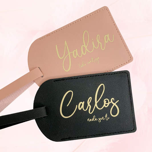 Identificadores de maleta Personalizados-Be Love