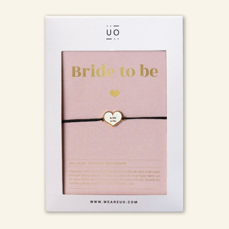 Pulsera Charm BRIDE TO BE - UO*
