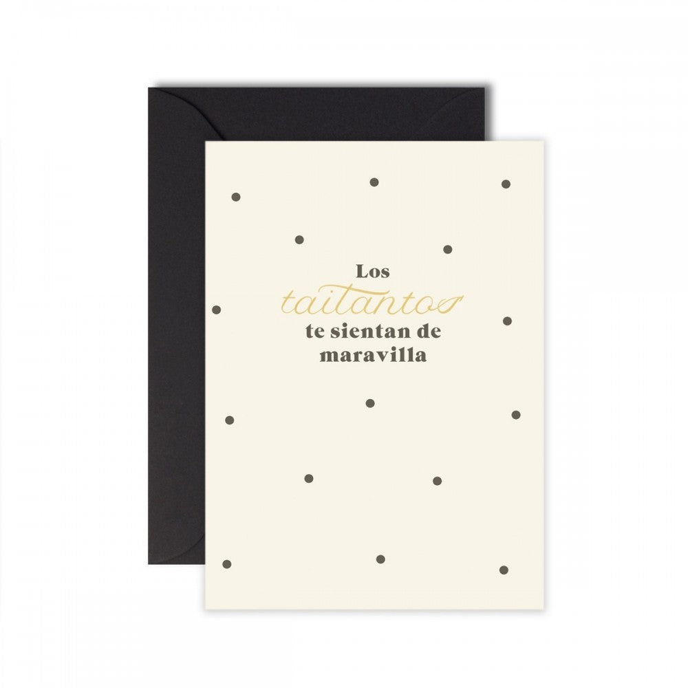 Tarjeta LOS TAITANTOS TE SIENTAN DE MARAVILLA - The Great Moustache