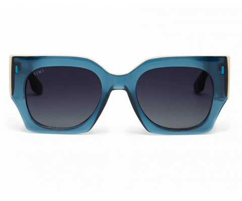 Gafas de Sol MATT Shiny Blue Ocean/ Beige - TIWI