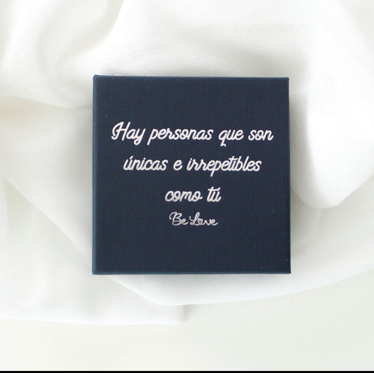 Pulsera acero y cuero trenzado Beige