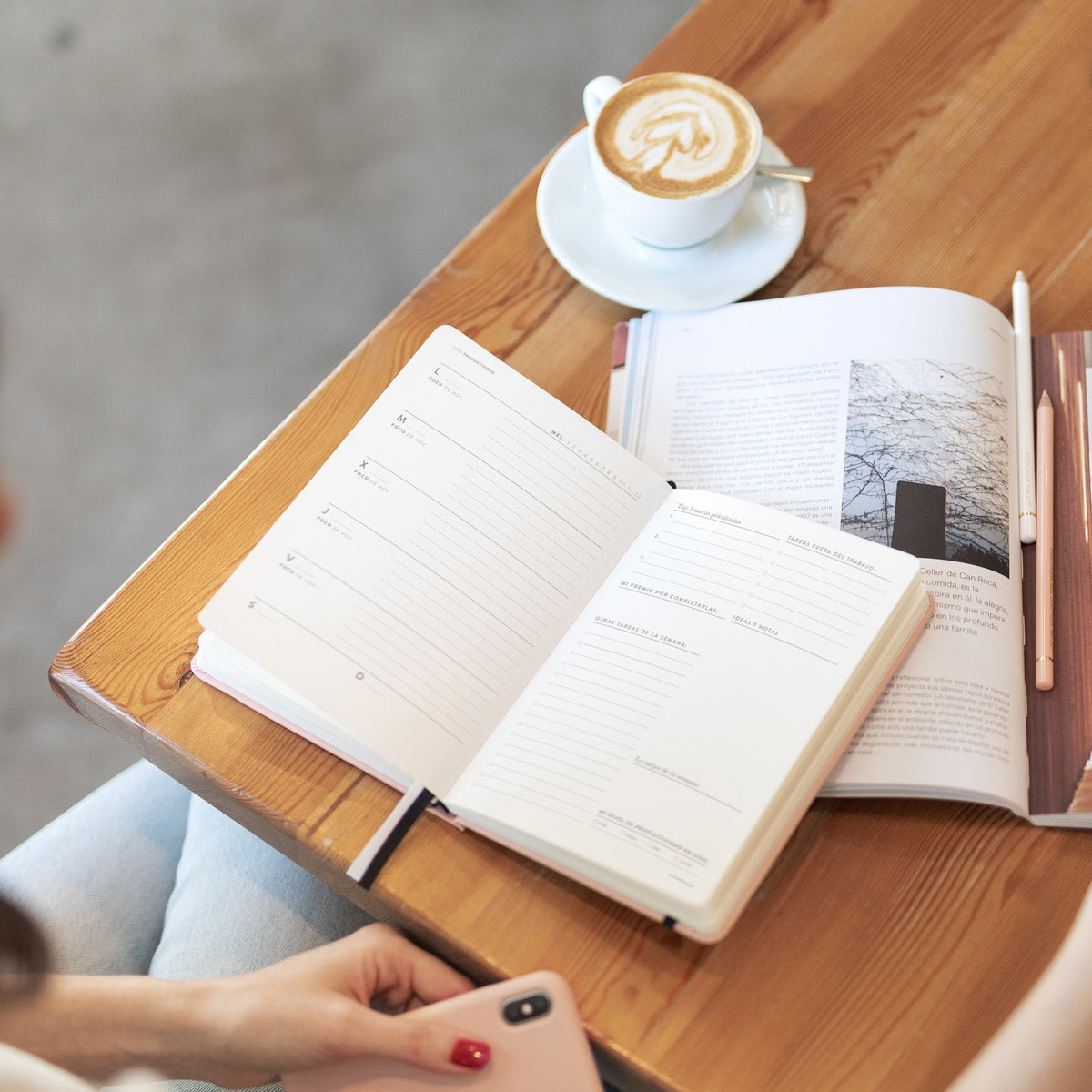 Agenda PRODUCTIVIDAD 100% Pink - CHARUCA