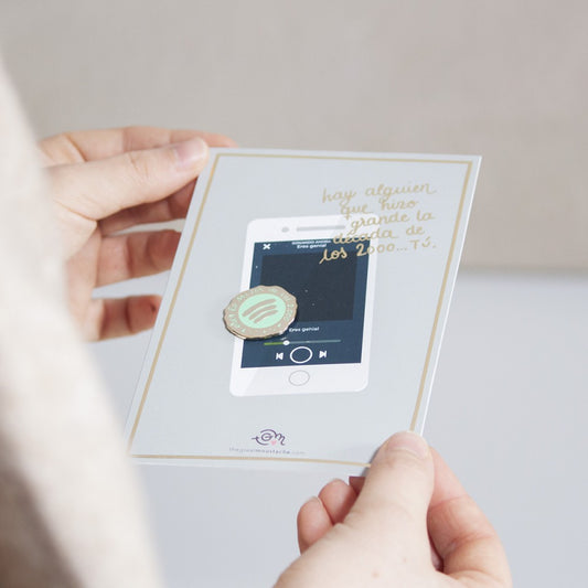 Tarjeta + Pin ERES LO MEJOR DE LOS 2000’s - The Great Moustache