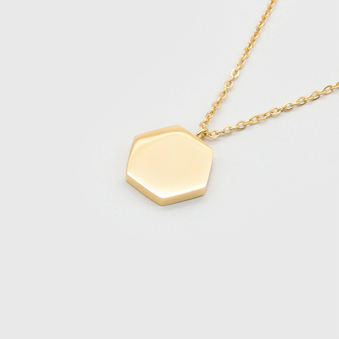 Gargantilla HEXAGON KUKU dorada