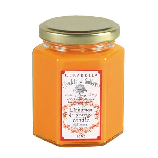 Vela Perfumada CINNAMON & ORANGE 100gr - CERABELLA