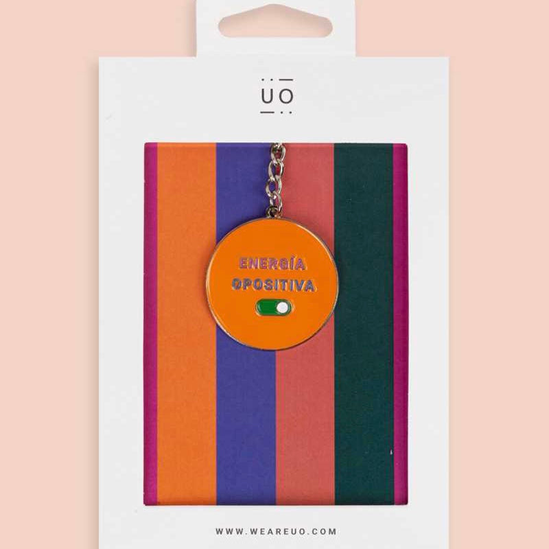 Llavero Metálico ENERGÍA OPOSITIVA - UO*