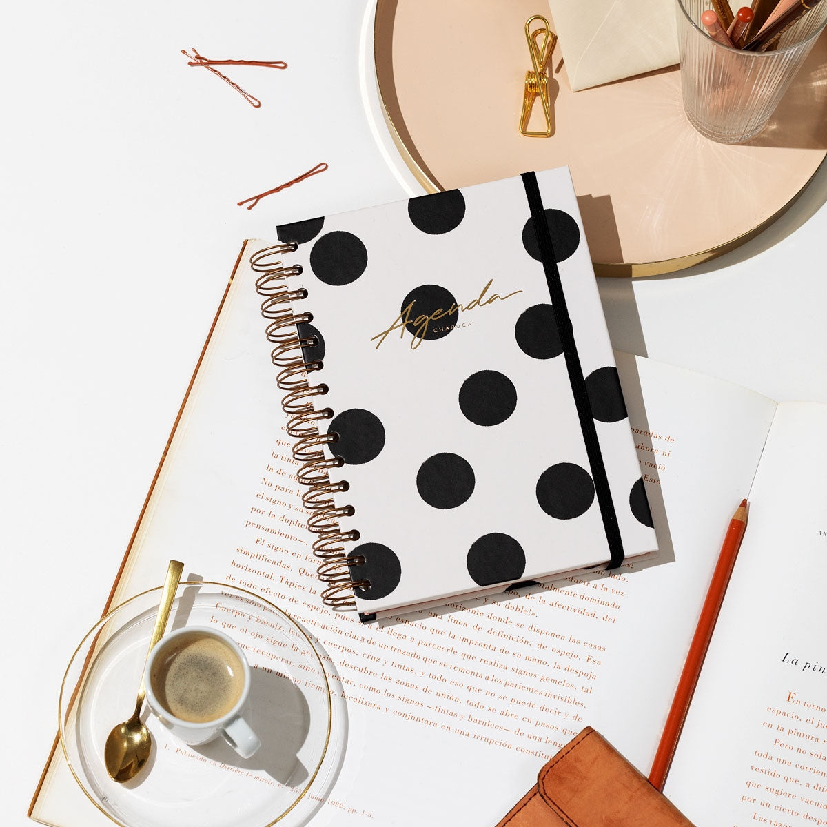 Agenda SIN FECHAS Semana Vista + Notas MINIMAL - CHARUCA