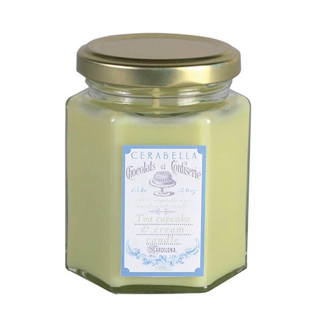 Vela Perfumada TEA CUPCAKE & CREAM 100gr - CERABELLA