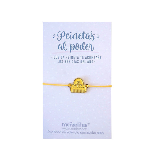 Pulsera Fallera PEINETA - Dorado