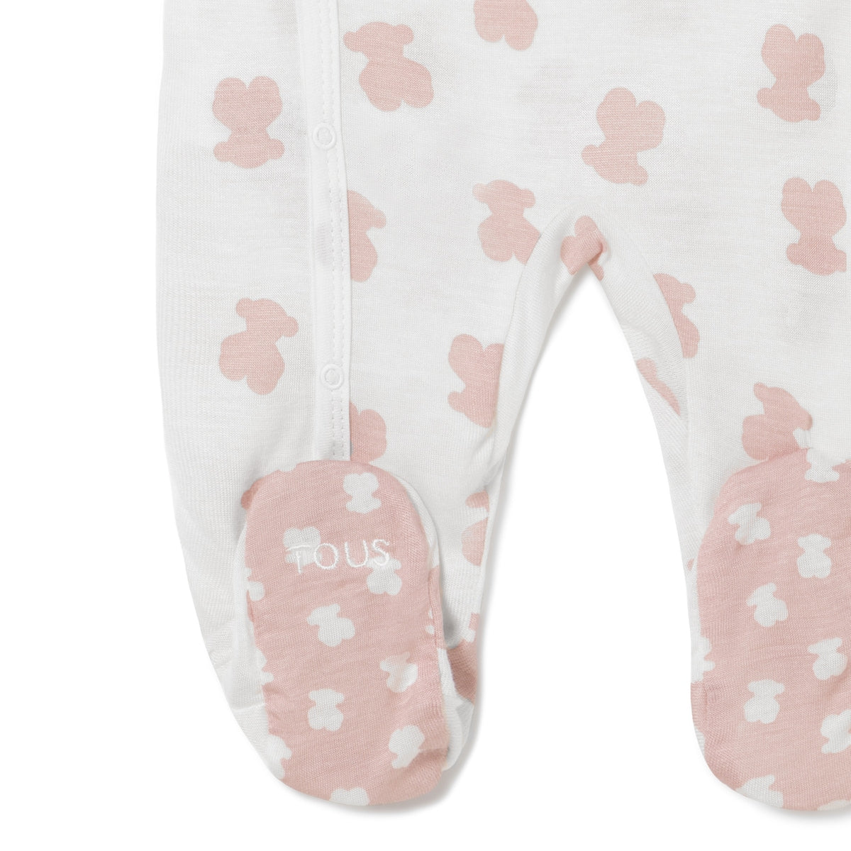 Pelele Cruzado BEAR Rosa - Tous Baby