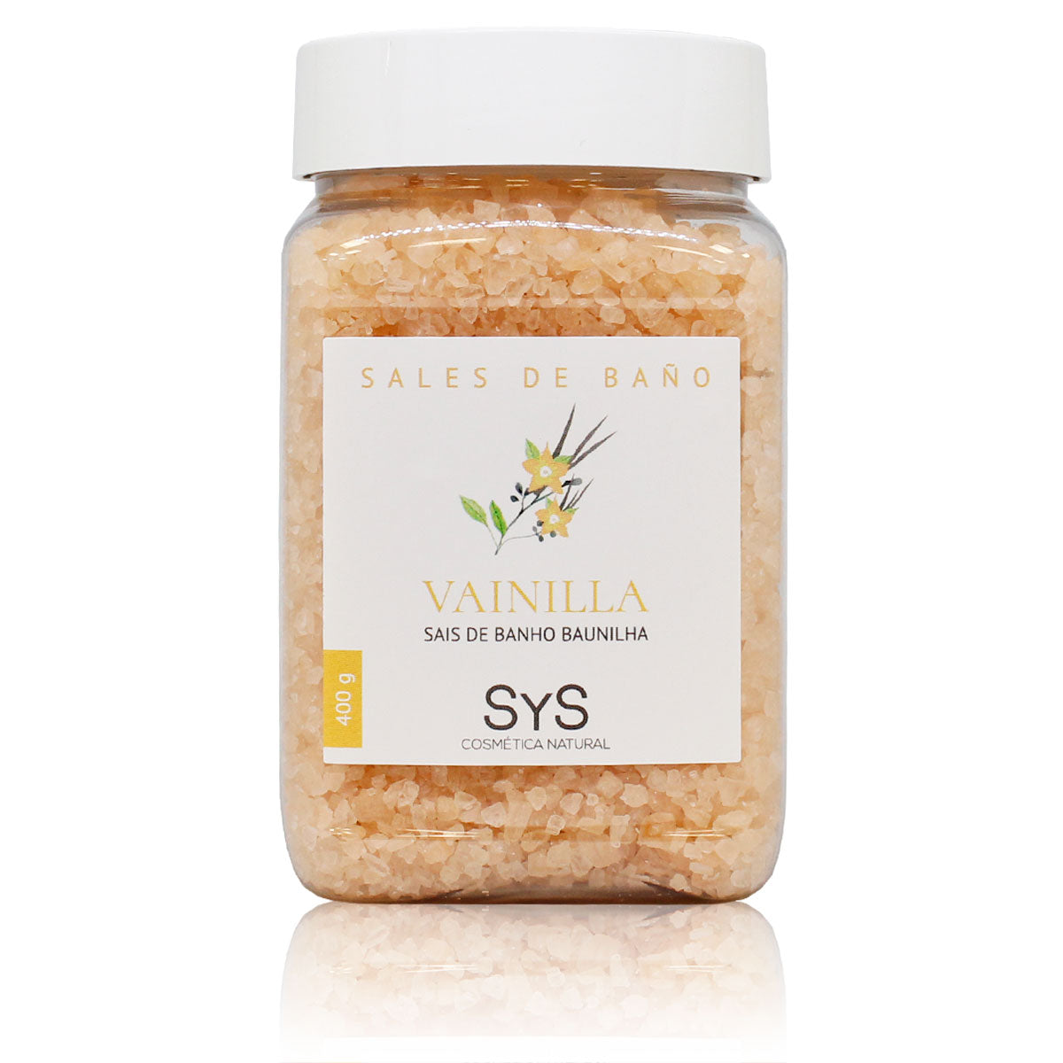 Sales de Baño 400gr VAINILLA - SYS COSMÉTICA NATURAL