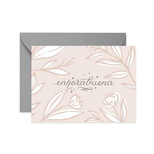 Tarjeta ENHORABUENA- The Great Moustache