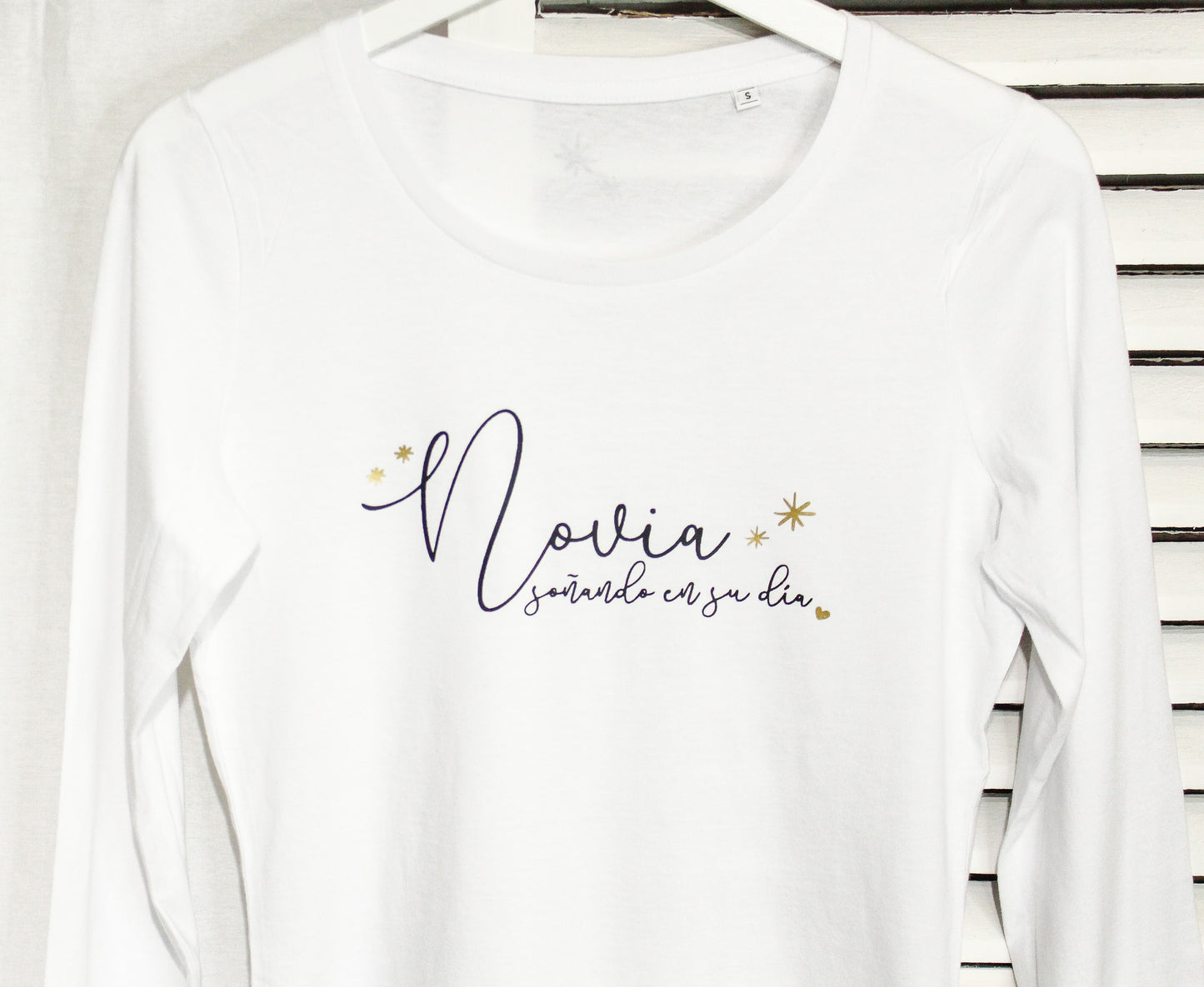 CAMISETA MANGA LARGA “NOVIA, soñando en su día”