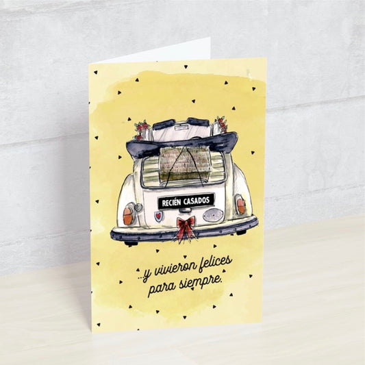 Postal - ...y vivieron felices para siempre