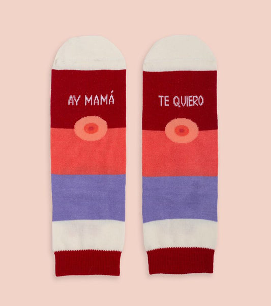 Calcetines AY MAMÁ, TE QUIERO - UO*