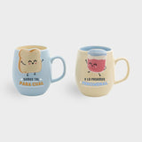 Set de 2 Tazas SOMOS TAL PARA CUAL Y LO PASAMOS FENOMENAL - Mr. Wonderful