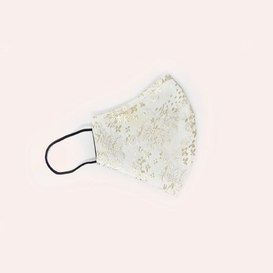 MASCARILLA 01 BORDADO ORO - Le Godet