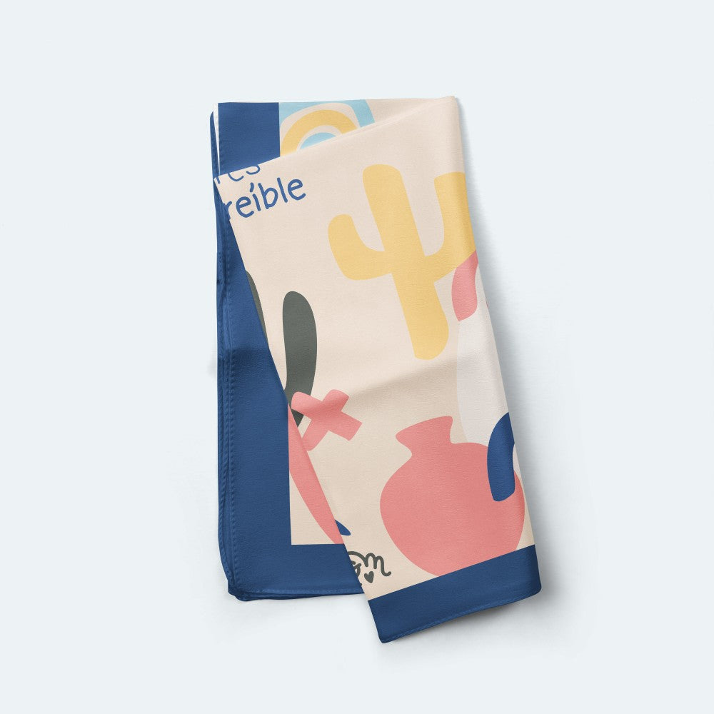 Pañuelo 90x90 MADRE ERES INCREÍBLE- The Great Moustache