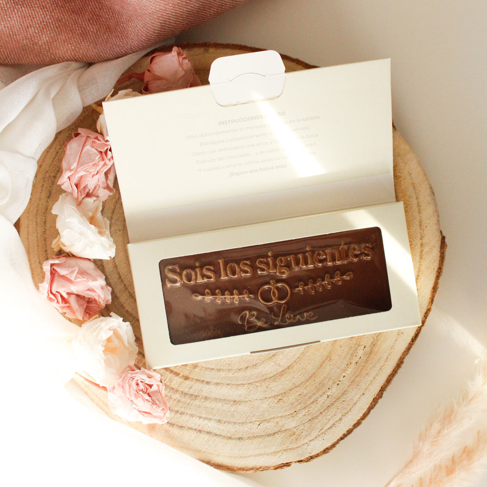 Tableta de Chocolate SOIS LOS SIGUIENTES - Edición Limitada Be Love & Utopick