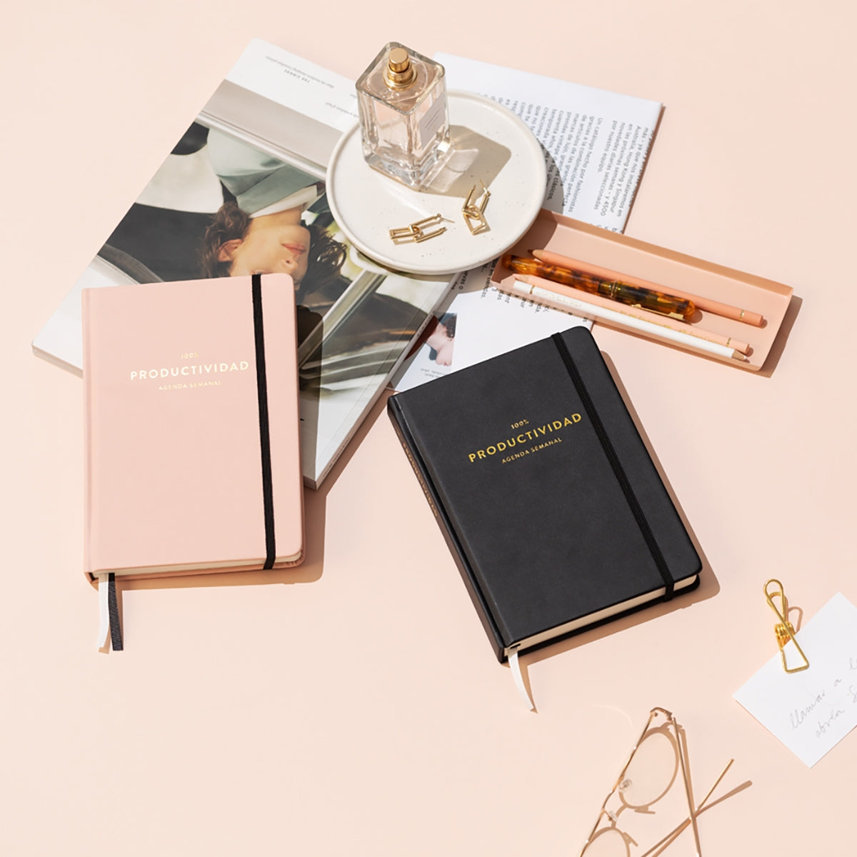 Agenda PRODUCTIVIDAD 100% Negro - CHARUCA