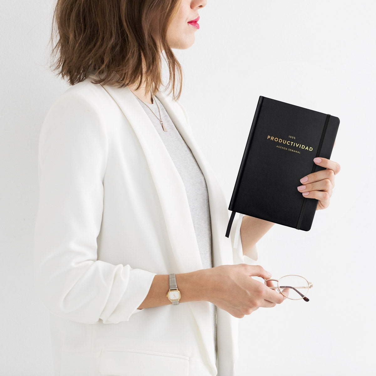 Agenda PRODUCTIVIDAD 100% Negro - CHARUCA
