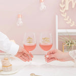Copas de Vino Para Novios NOS QUEDAN MUCHOS SUEÑOS POR CUMPLIR, BRINDEMOS POR ELLOS, POR TI Y POR MI - Mr Wonderful