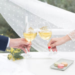 Copas de Vino Para Novios NOS QUEDAN MUCHOS SUEÑOS POR CUMPLIR, BRINDEMOS POR ELLOS, POR TI Y POR MI - Mr Wonderful