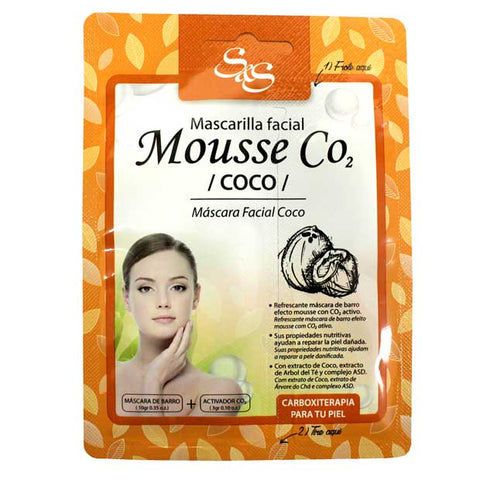 Mascarilla Facial MOUSSE CO2 Coco - SYS COSMÉTICA NATURAL