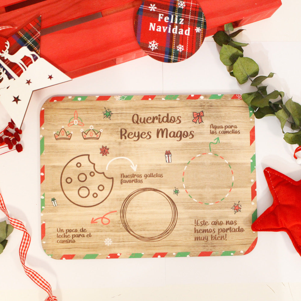 Bandeja de Madera Reyes Magos